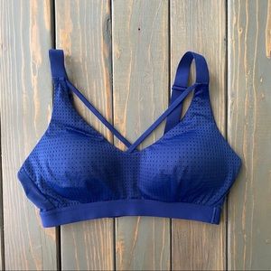Victoria Secret Sexy Mesh Blue Sports Bra sz 32C